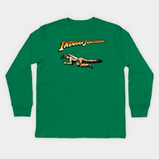 Indiana Jonestown Kids Long Sleeve T-Shirt